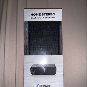 Home stereo Bluetooth speaker black.